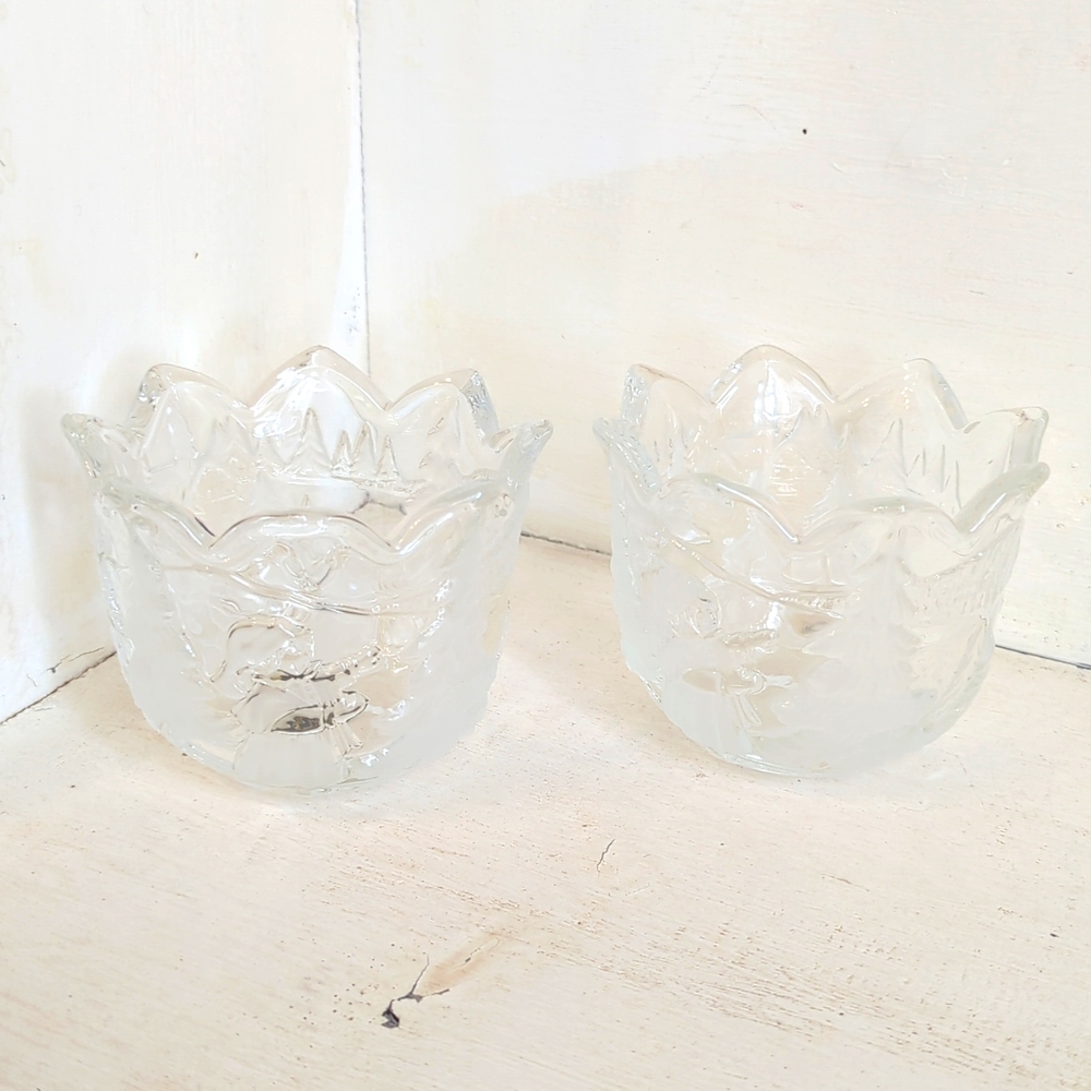 Mikasa Christmas Votive Holder Set